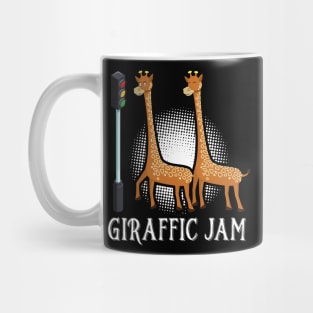 Giraffic Jam - Traffic Jam Pun Mug